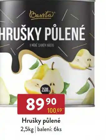 Qanto Hrušky půlené 2.5kg nabídka