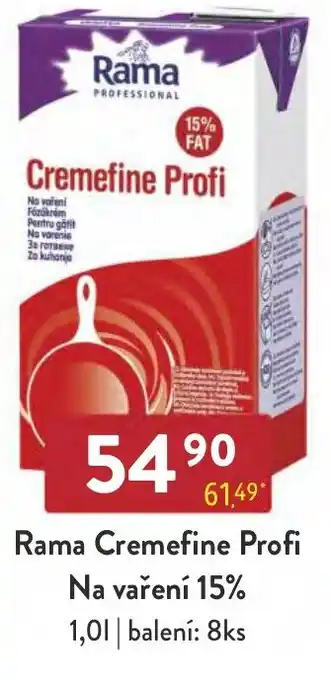 Qanto Rama Cremefine Profi Na vaření 15% nabídka