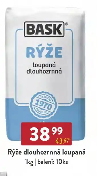 Qanto Rýže dlouhozrnná loupaná 1kg nabídka