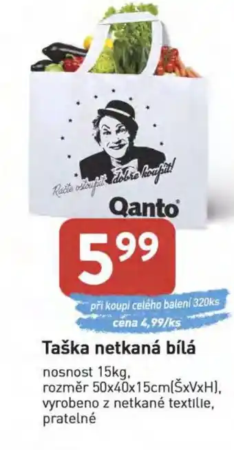 Qanto Taška netkaná bílá nabídka