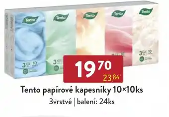 Qanto Tento papírové kapesníky 10x10ks nabídka