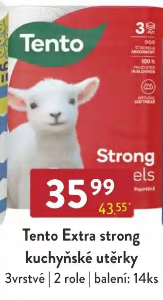 Qanto Tento Extra strong kuchyňské utěrky nabídka