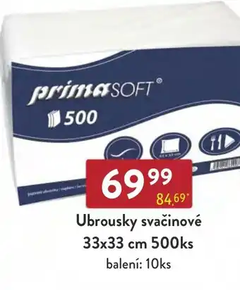 Qanto Ubrousky svačinové 33x33 cm 500ks nabídka