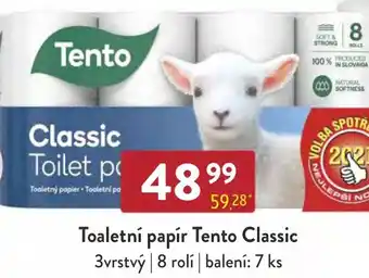 Qanto Toaletní papír Tento Classic nabídka