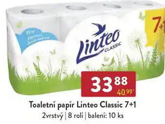 Qanto Toaletní papír Linteo Classic 7+1 nabídka