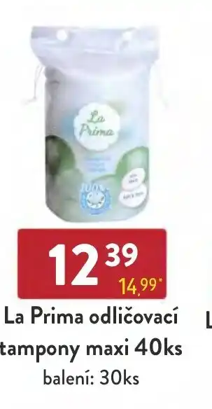 La Prima odličovací tampony maxi 40ks