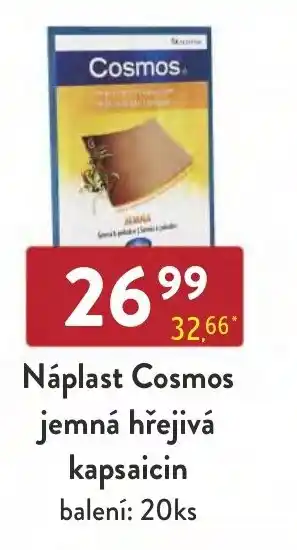 Qanto Náplast Cosmos jemná hřejivá kapsaicin nabídka