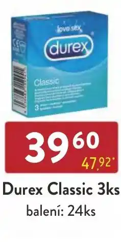 Qanto Durex Classic 3ks nabídka