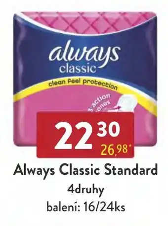 Qanto Always Classic Standard 4druhy nabídka