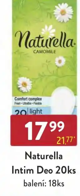 Qanto Naturella Intim Deo 20ks nabídka