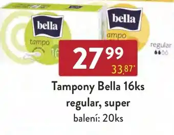 Qanto Tampony Bella 16ks regular, super nabídka