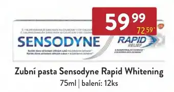 Qanto Zubní pasta Sensodyne Rapid Whitening 75ml nabídka