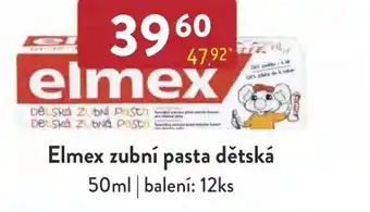 Qanto Elmex zubní pasta dětská 50ml nabídka