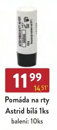 Qanto Pomáda na rty Astrid bílá 1ks nabídka