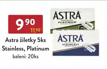 Qanto Astra žiletky 5ks Stainless, Platinum nabídka