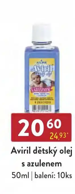 Qanto Aviril dětský olej s azulenem 50ml nabídka