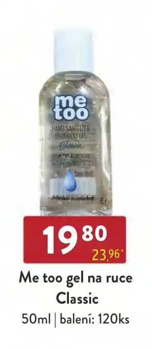 Qanto Me too gel na ruce Classic 50ml nabídka