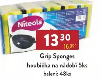 Qanto Grip Sponges houbička na nádobí 5ks nabídka