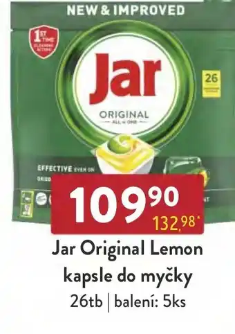 Qanto Jar Original Lemon kapsle do myčky 26tb nabídka