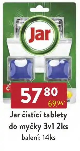 Qanto Jar čistící tablety do myčky 3v1 2ks nabídka