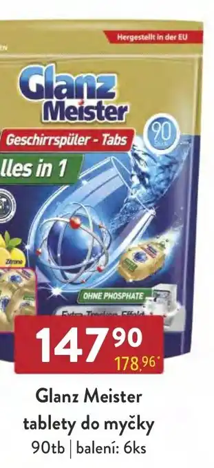 Qanto Glanz Meister tablety do myčky 90tb nabídka