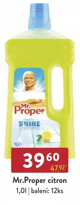 Qanto Mr.Proper citron 1,0L nabídka