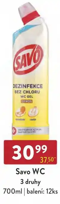 Qanto Savo WC 3 druhy 700ml nabídka