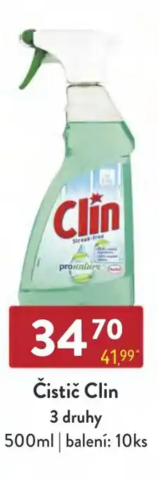 Qanto Čistič Clin 3 druhy 500ml nabídka