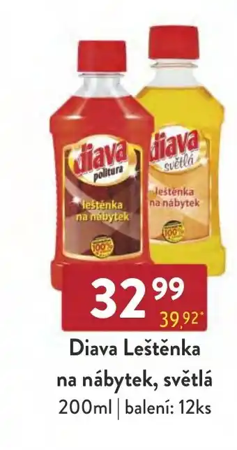 Qanto Diava Leštěnka na nábytek, světlá 200ml nabídka