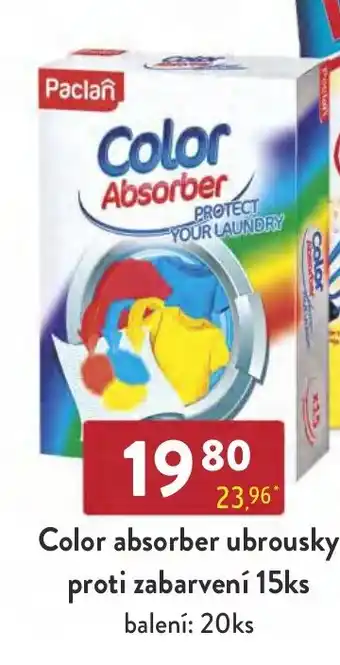 Qanto Color absorber ubrousky proti zabarvení 15ks nabídka