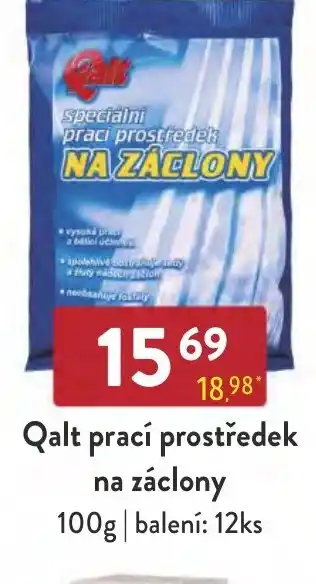 Qanto Qalt prací prostředek na záclony 100g nabídka