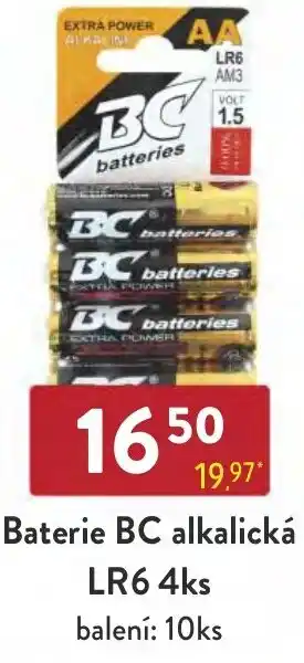 Qanto Baterie BC alkalická LR6 4ks nabídka