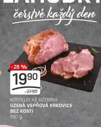 Flop Uzená vepřová krkovice bez kosti 100 g nabídka
