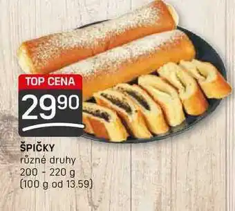 Špičky různé druhy 200 - 220 g