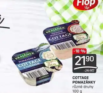 Flop Cottage pomazánky různé druhy 100 g nabídka