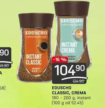 Flop Eduscho classic, crema 180 200 g, instant nabídka