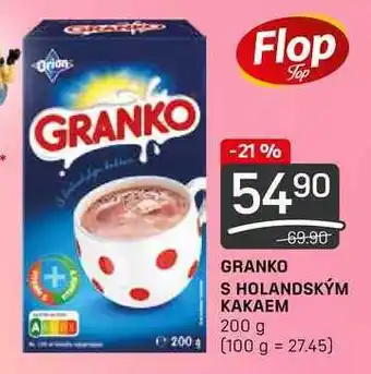 Flop Granko s holandským kakaem 200 g nabídka