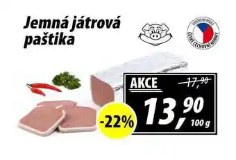 ZEMAN Jemná játrová paštika, 100 g nabídka