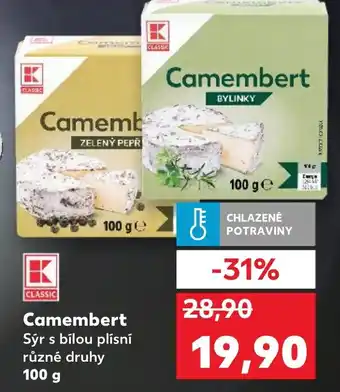 Kaufland Camembert Sýr s bílou plísní nabídka