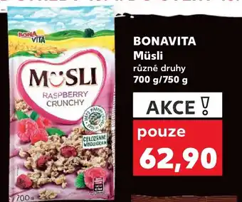 Kaufland BONAVITA Müsli nabídka