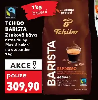 Kaufland TCHIBO BARISTA Zrnková káva nabídka