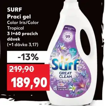 Kaufland SURF Prací gel nabídka
