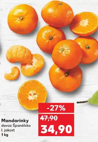 Kaufland Mandarinky nabídka