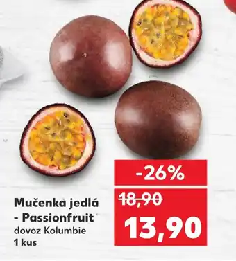 Kaufland Mučenka jedlá Passionfruit nabídka