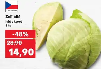 Kaufland Zelí bílé hlávkové nabídka