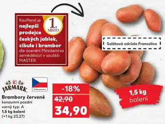 Kaufland Brambory červené nabídka