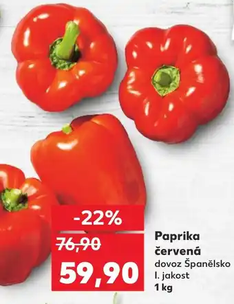 Kaufland Paprika červená nabídka