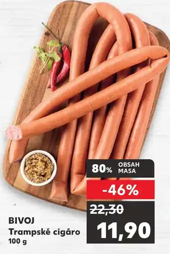 Kaufland BIVOJ Trampské cigáro 100 g nabídka