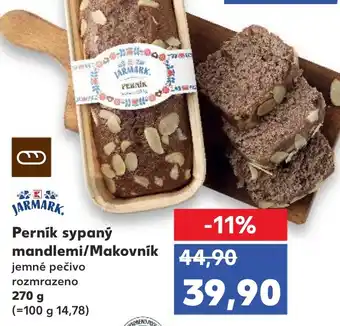 Kaufland Perník sypaný mandlemi/Makovník nabídka