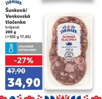 Kaufland Šunková/ Venkovská tlačenka nabídka
